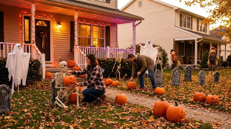 44 Halloween Yard Ideas That Impress Every Trick-or-Treater