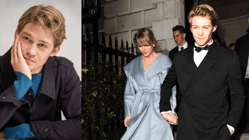 Taylor Swift and Joe Alwyn private six-year relationship collage representing their low profile romance era and music influence.
