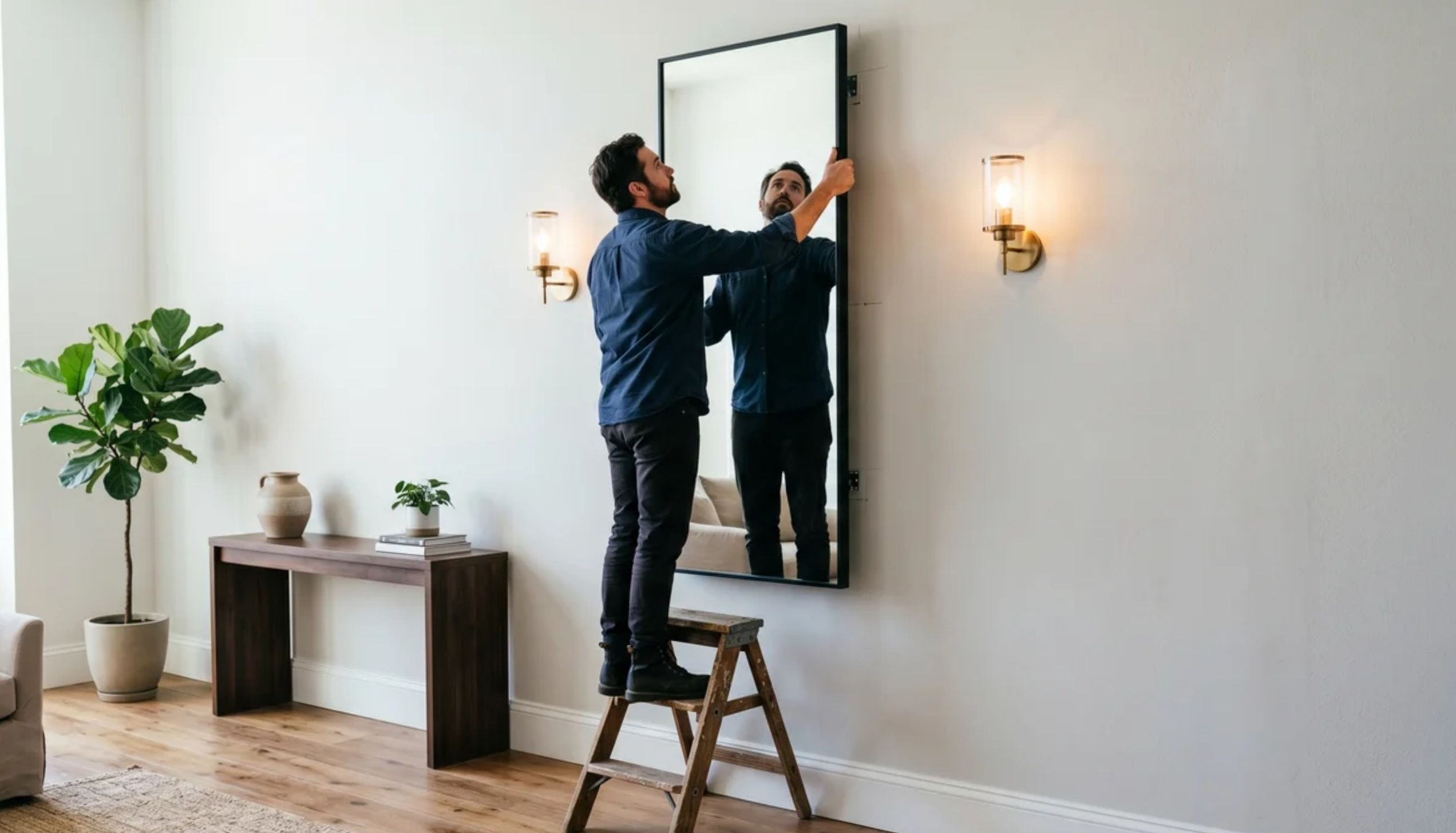 step-3-hang-the-mirror-carefully
