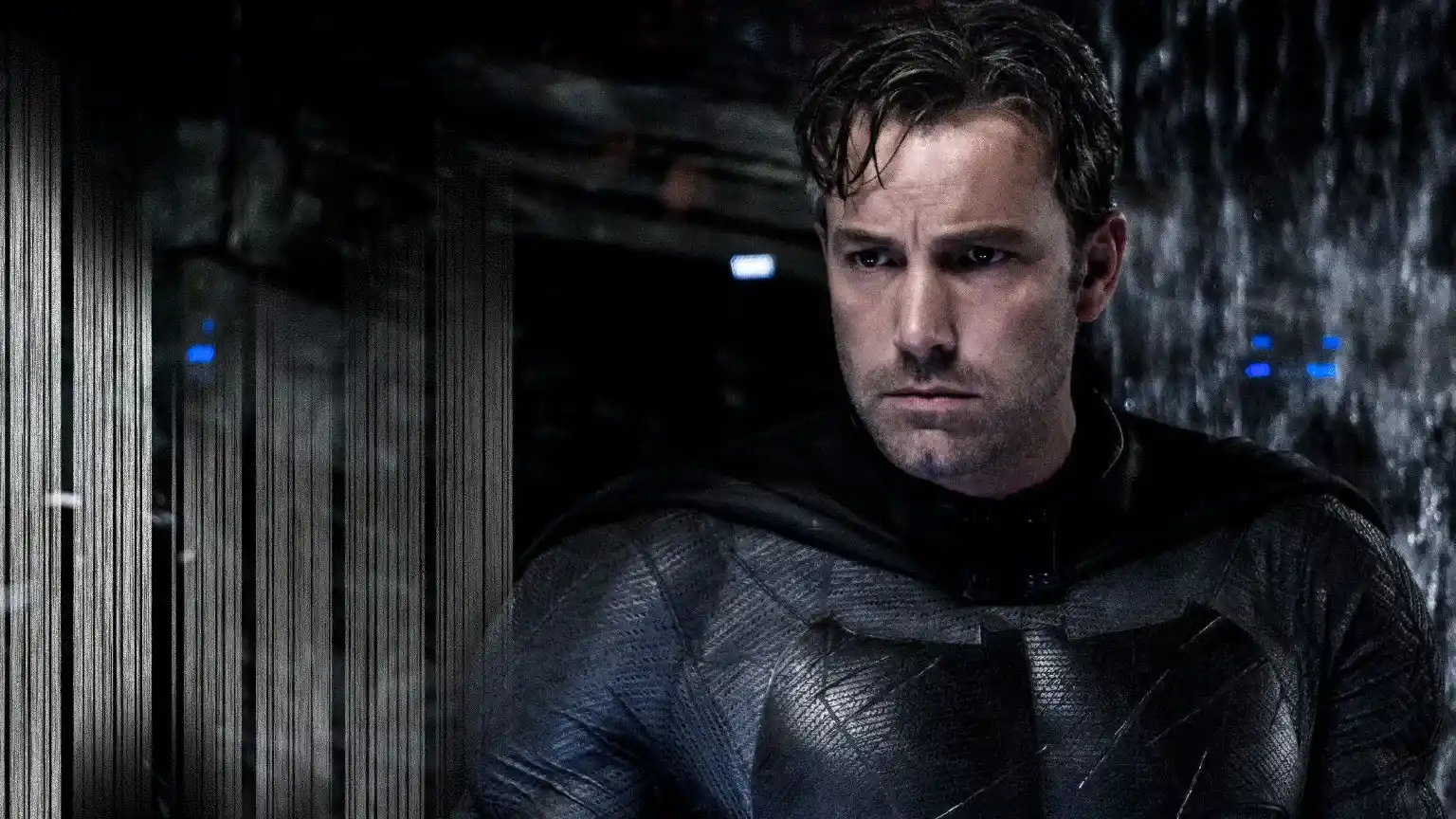 Ben Affleck wearing the Batman suit