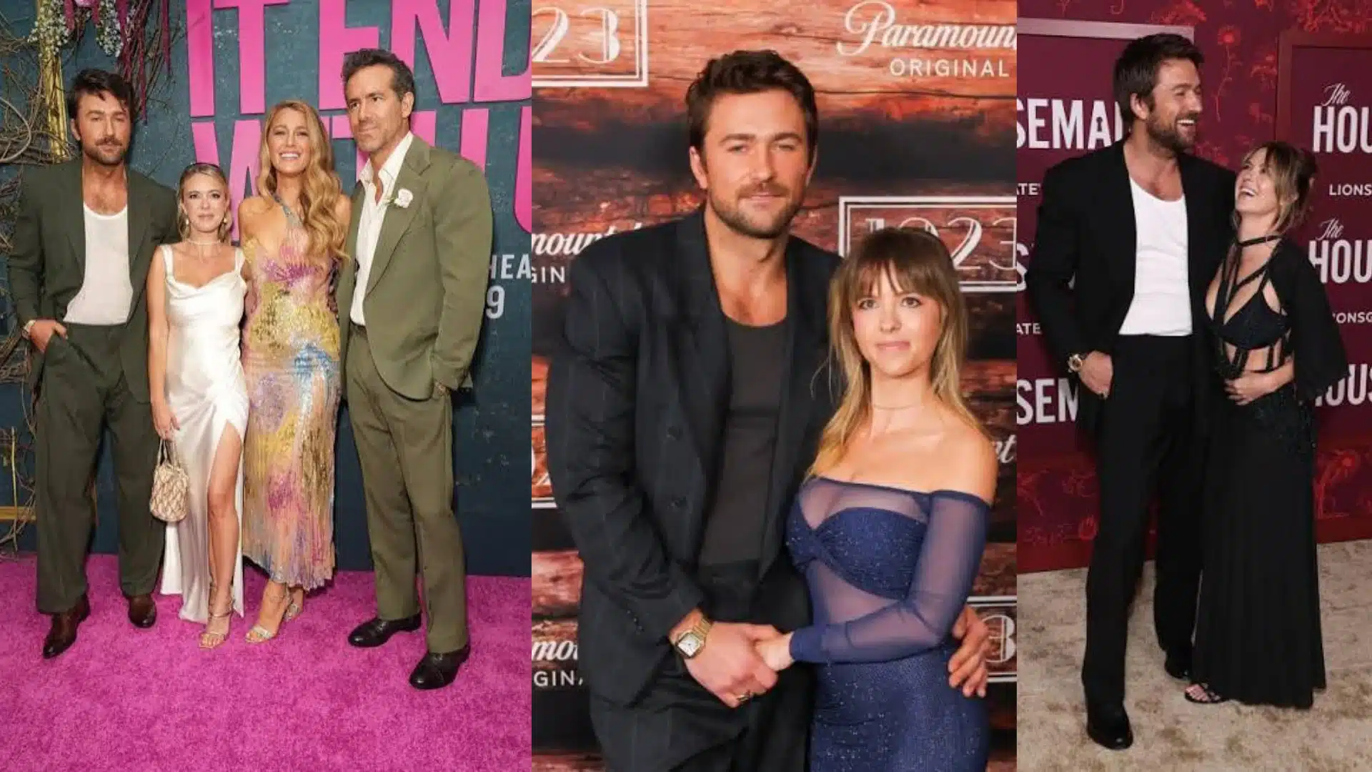 Brandon Sklenar and Courtney Salviolo attending red carpet events together as a couple.