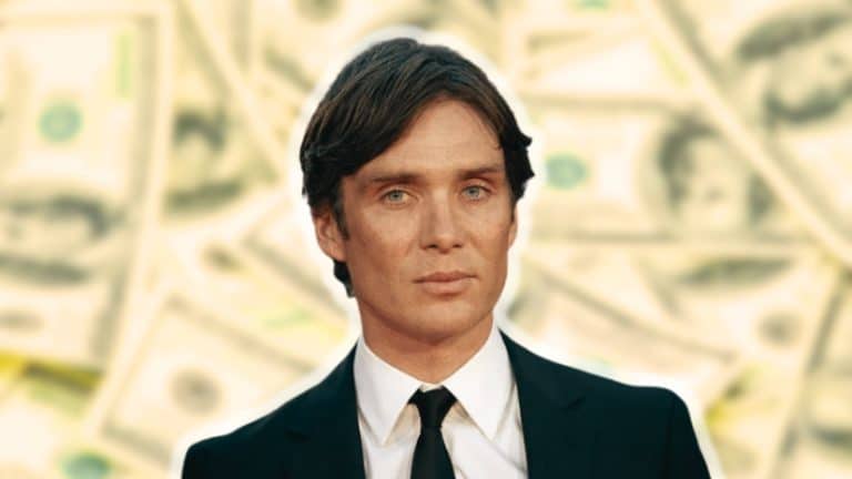 Cillian Murphy in a suit representing his successful acting career and net worth achievements.