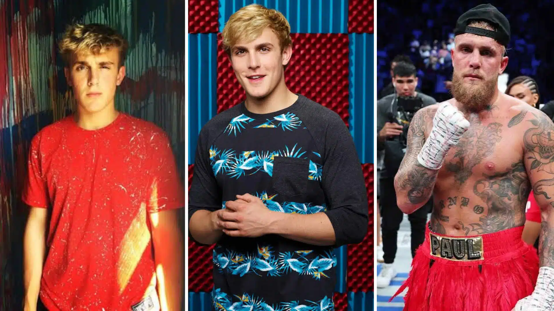 Jake Paul’s YouTube journey shown through content creation, video recording, and digital audience growth.