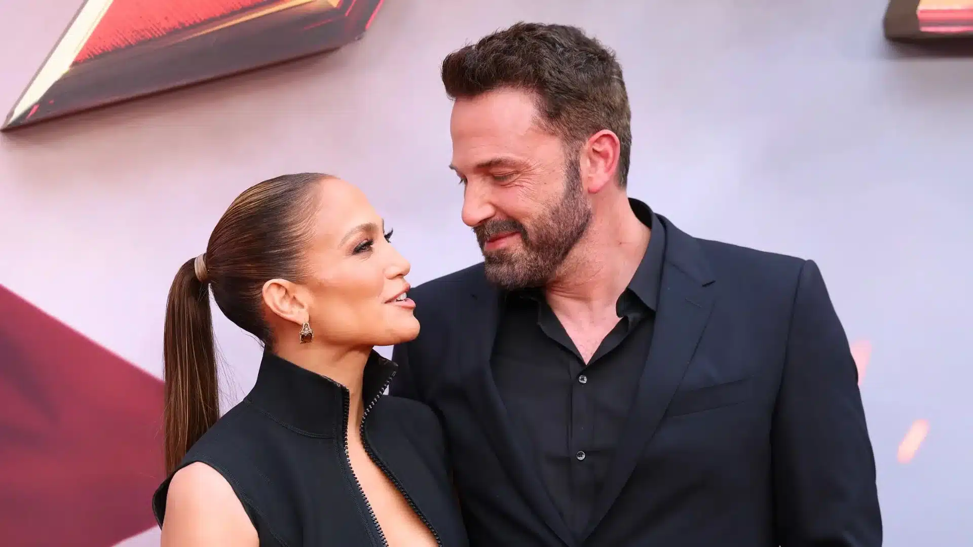 Jennifer Lopez and Ben Affleck together at an event
