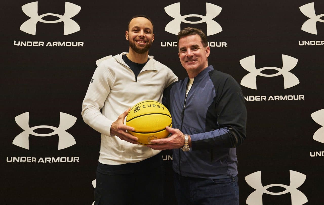 Steph Curry’s endorsement partnerships displayed