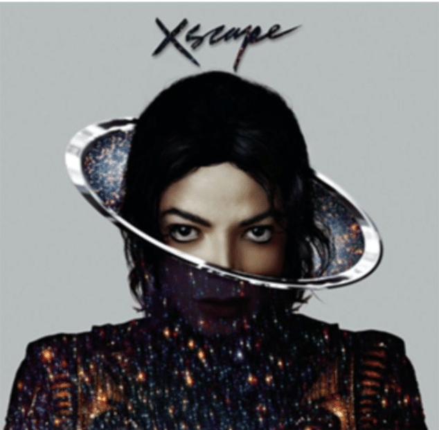 Xscape album cover featuring a stylized portrait with futuristic artwork.