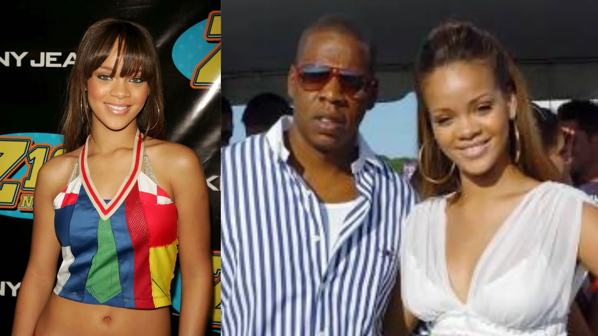 Young Rihanna in Barbados before her music career, reflecting her early life, family background, and first steps toward recording music.
