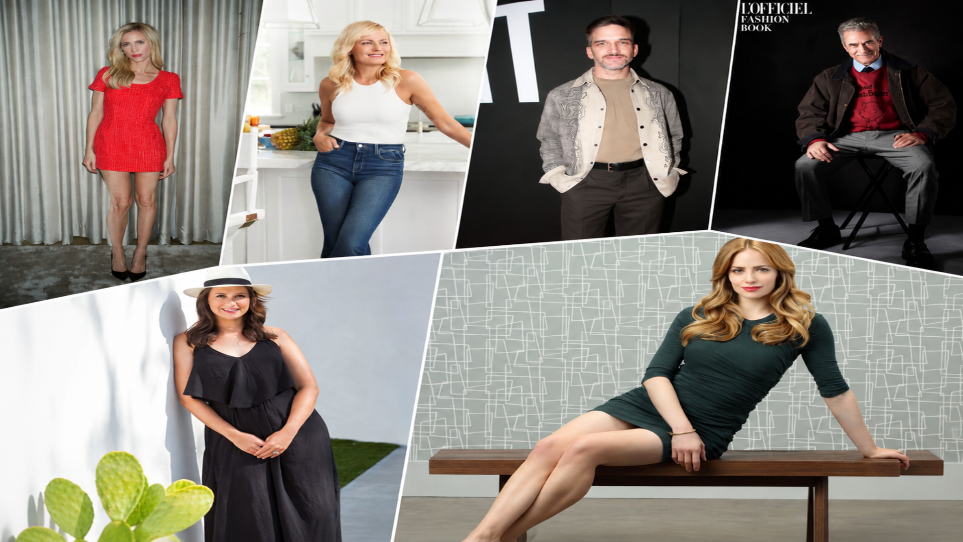 The Hunting Wives cast members featured in a promotional collage