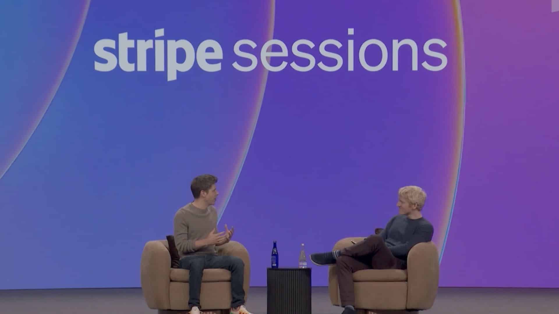 Sam Altman discussing Stripe investment and early startup bets that increased his wealth.