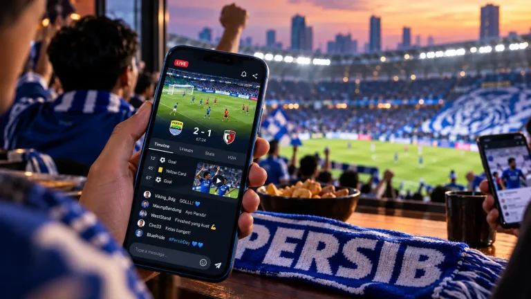 Indonesia’s Digital Matchday: Scores, Chats and Football Clips